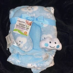 NWT Cribmates Blanket & Pillow